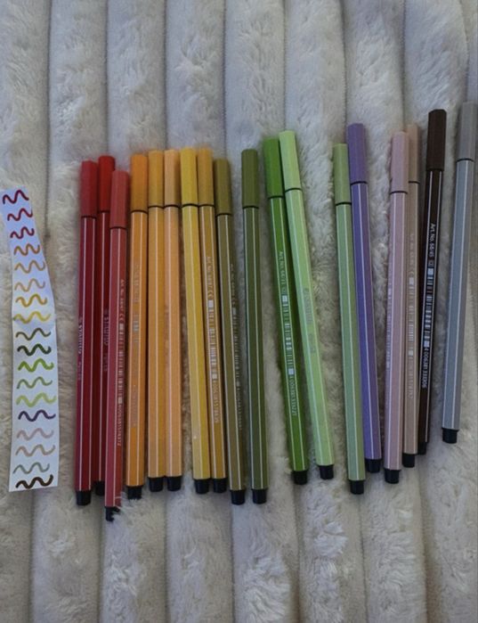 pisaki stabilo pen 68 zestaw 18 kolorów!