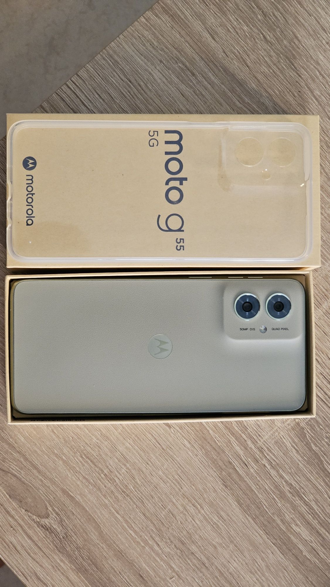 Motorola G55 5g, 8/256, зелено-оливковый, абсолютно новый