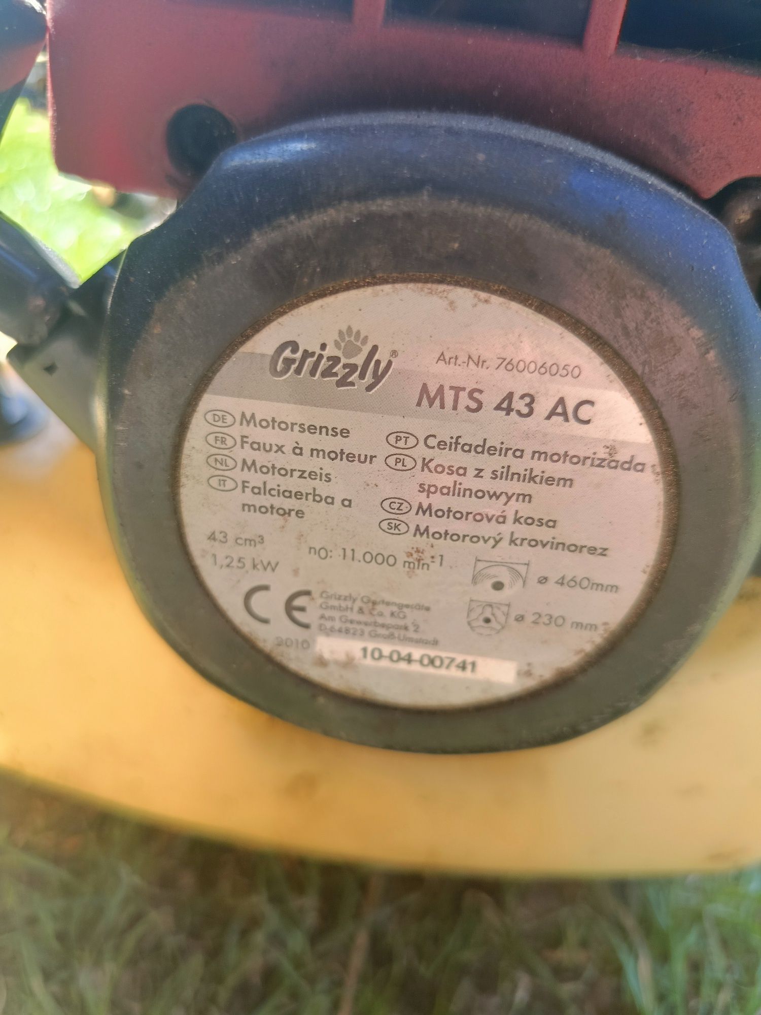 Kosa spalinowa Grizzly MTS 43 AC