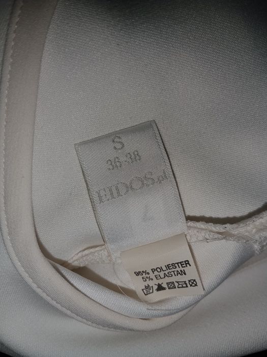 Sukienka dopasowana z baskinką sexi r.36/38