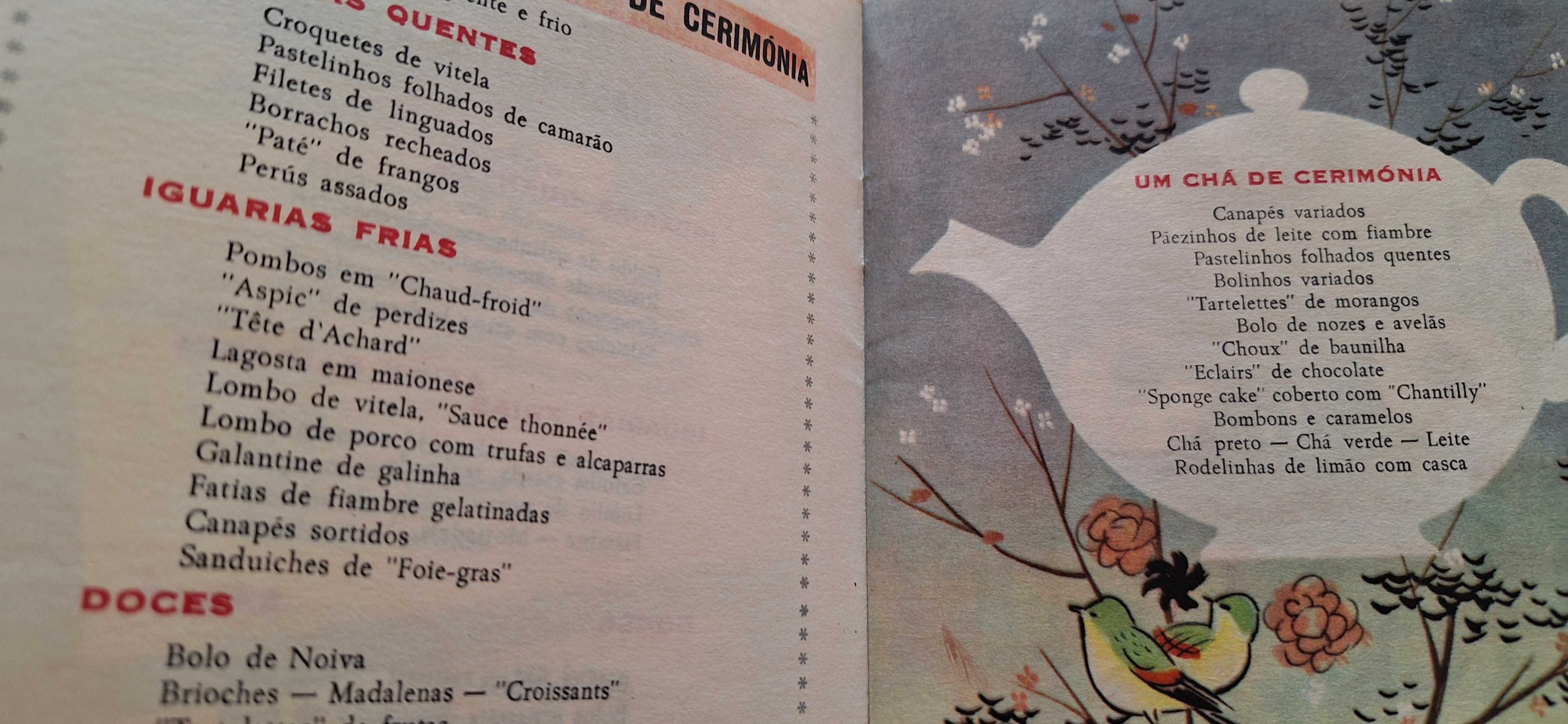 5 Livros receitas Berta Rosa limpo - Margarina Chefe VINTAGE