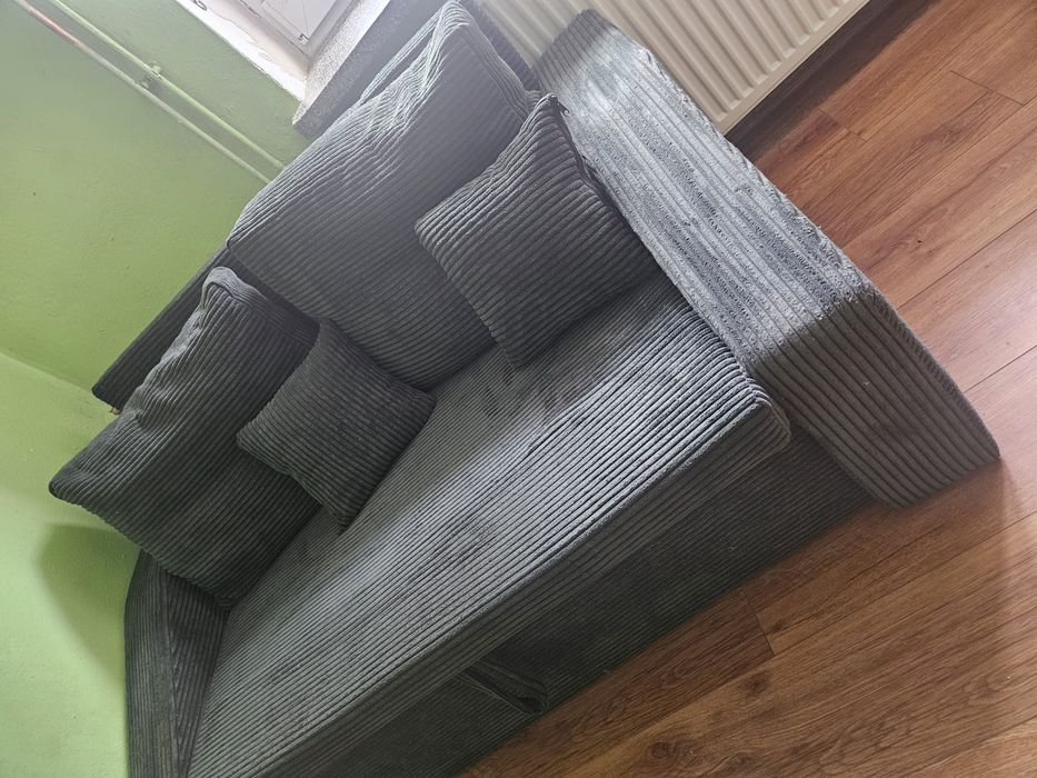 Sofa rozkładana butelkowa zieleń