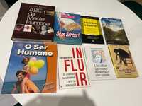 Livros variados em excelente estado