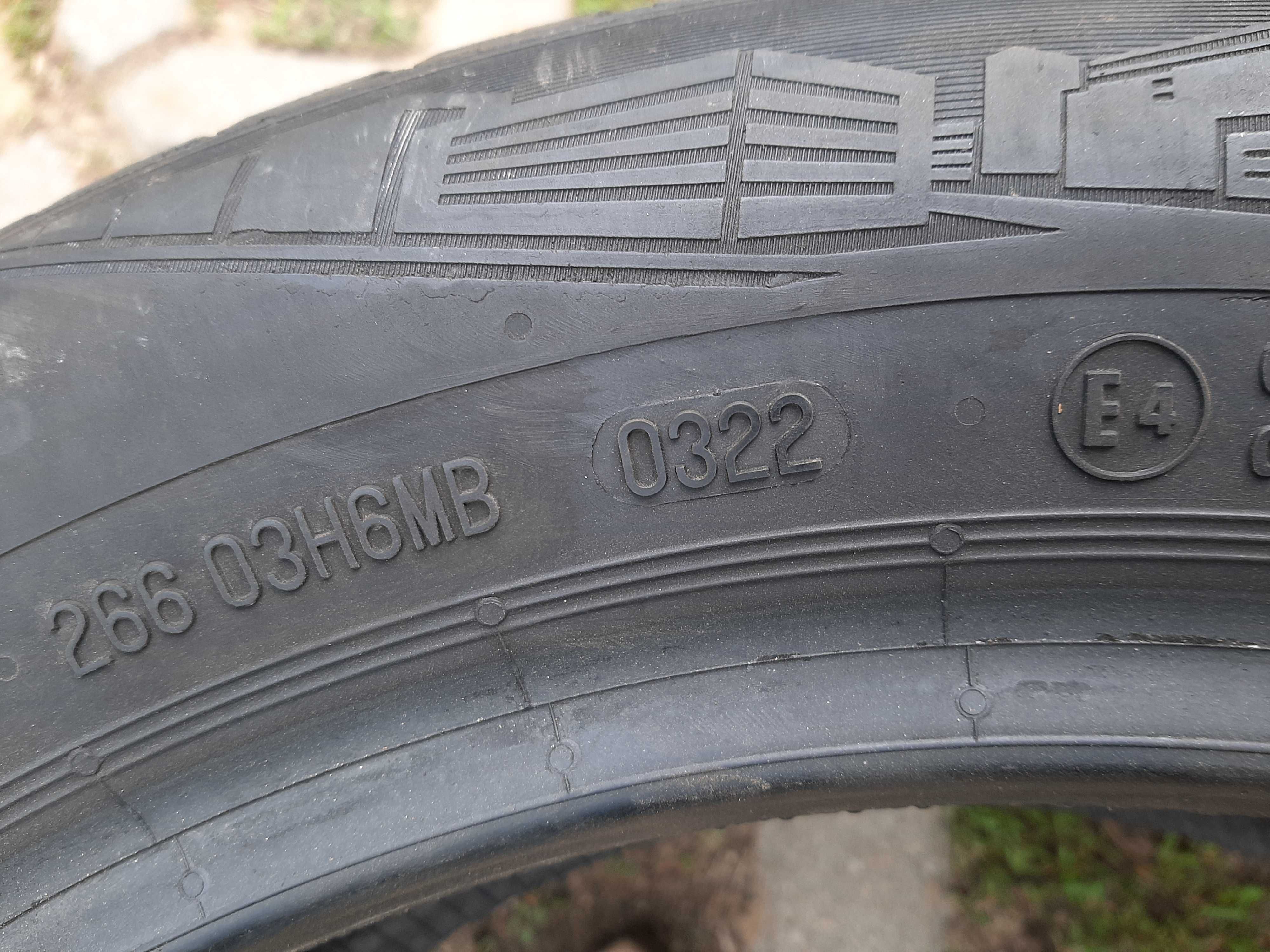 2x Opony całoroczne 195/55R16 Continental AllSeasonContact / 6mm 2022r