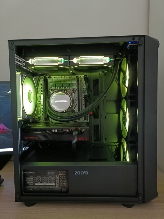 Torre Gaming com Watercooler | AMD RX6600 | Garantia
