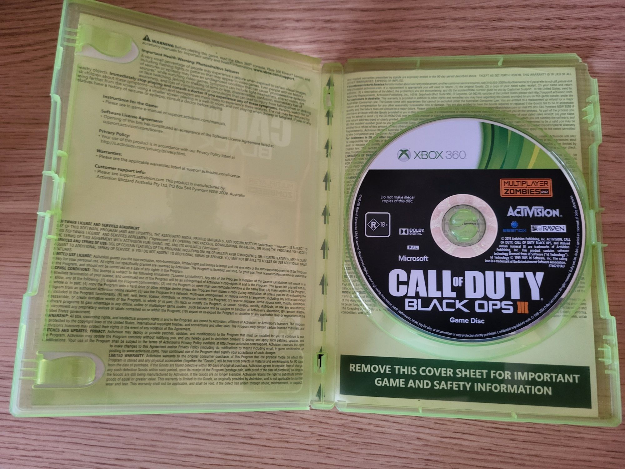 Call of Duty Black Ops 3 gra xbox 360