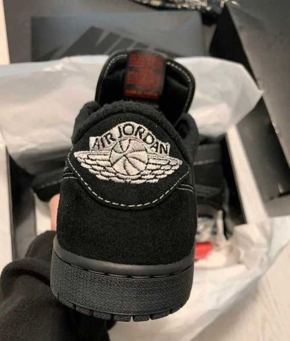 Buty meskie Mokasyny Jordan_1_Retro_Low_OG_SP_Travis_Scott_Black 39