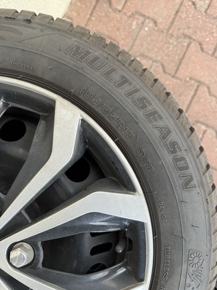 Koła Opel 15” opony wielosezonowe całoroczne 185/65/15 2023r