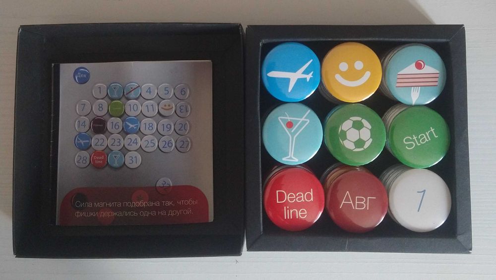 Календар на магнітах