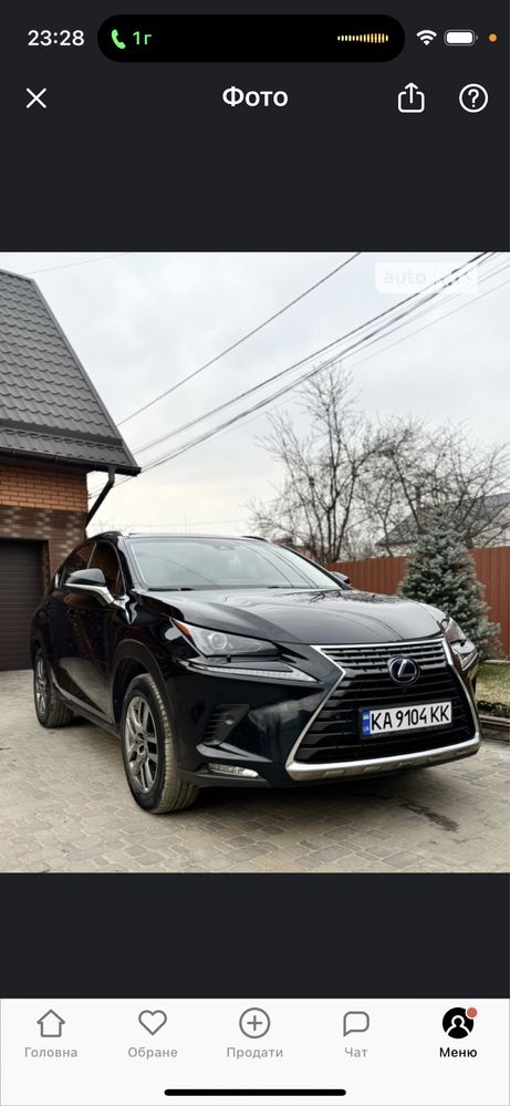 Lexus NX 2018 гібрид рестайл один власник