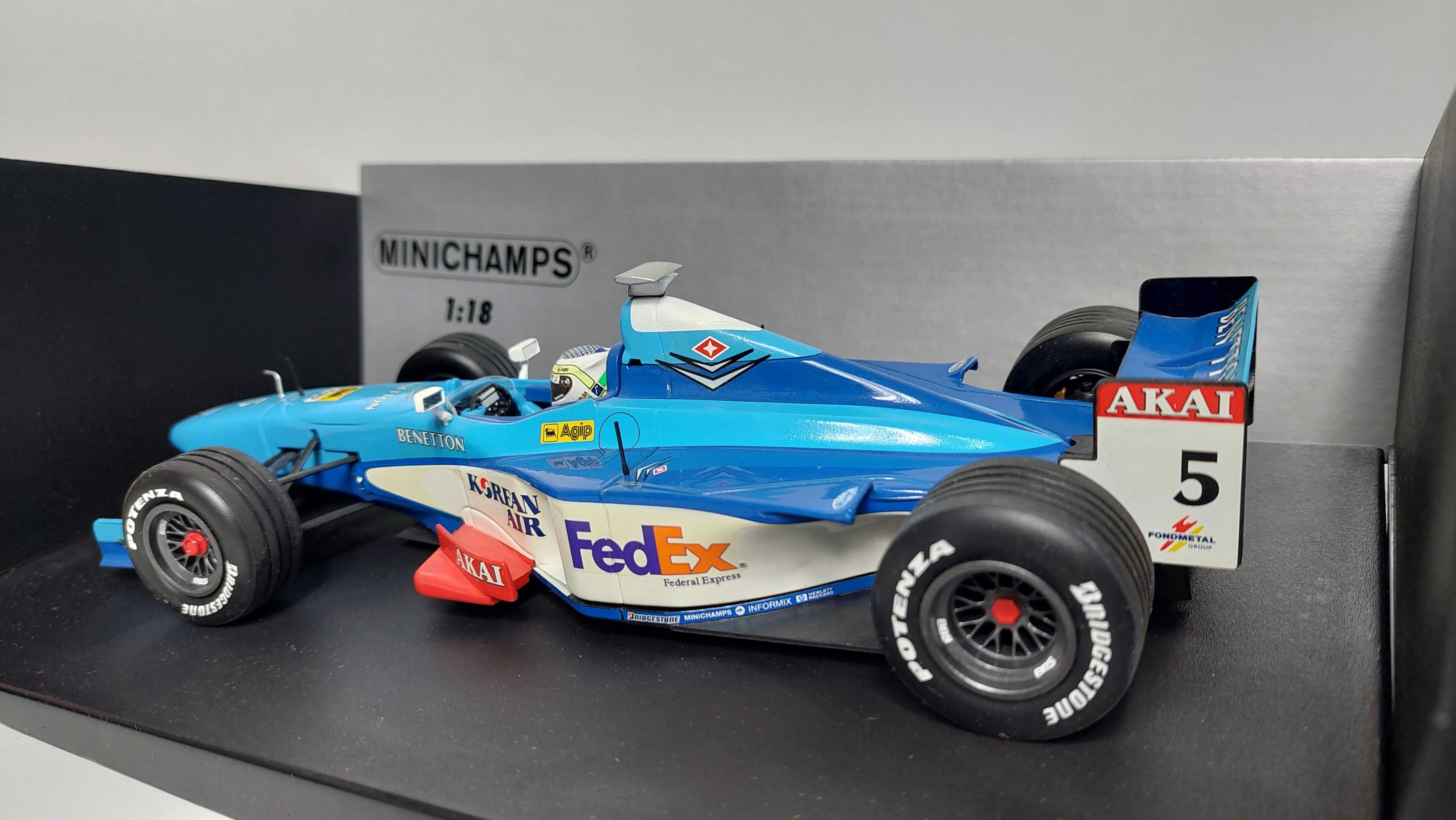 Formula1 Benetton B198 G.Fisichella Minichamps 1:18