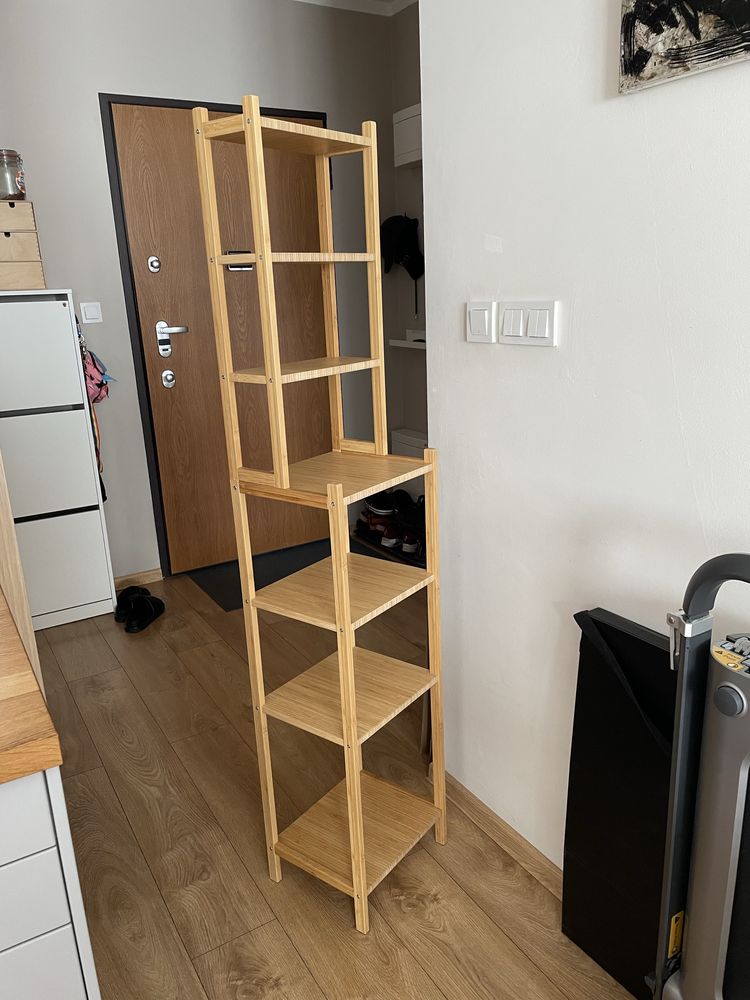 Regał bambus / bambusowy RAGRUND Ikea, używany, stan idealny.