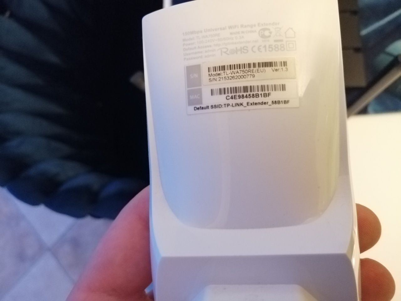 Router TP LINK TD W 8970 PLUS Extender TP LINK  TL-WA 750RA