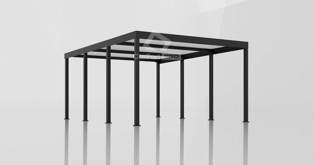 CarPort PREMIUM - Wiata samochodowa 5x5 Antracyt - CP103