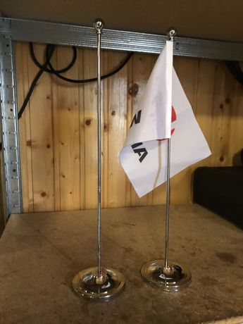Настільний тримач для прапорця (флагшток) залізний 35 см