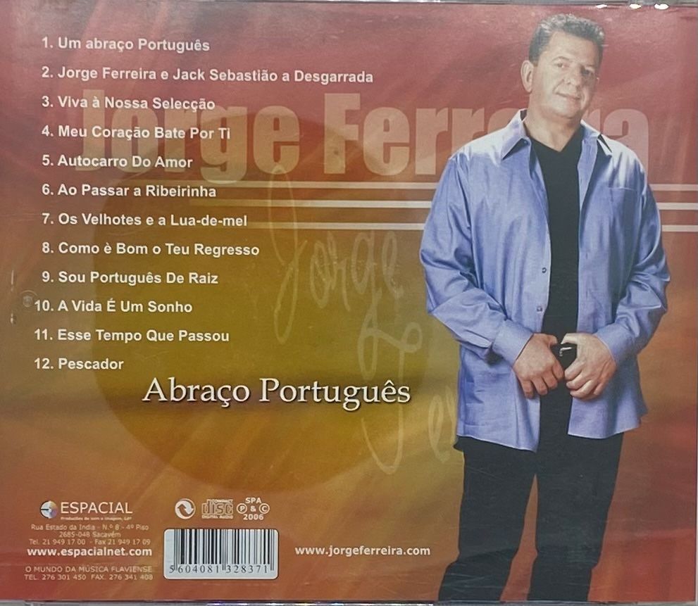 CD “Jorge Ferreira: Abraço Português”