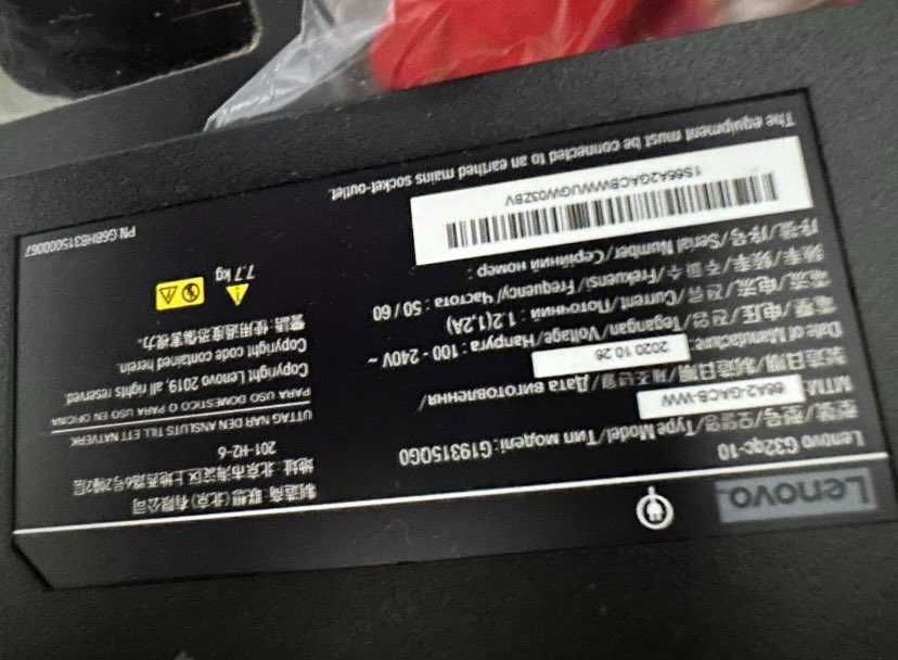 Monitor Lenovo G32qc-10 32 cale 2560x1440, 144hz