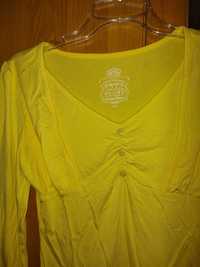 Bluzka damska żółta