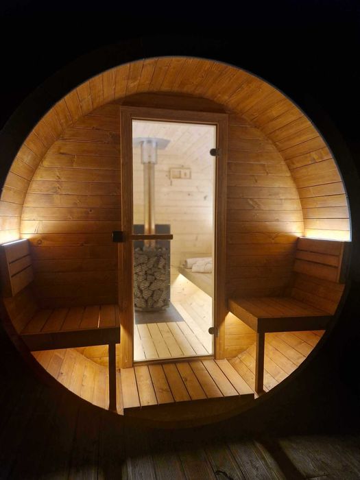 Sauna ogrodowa Beczka PREMIUM M1