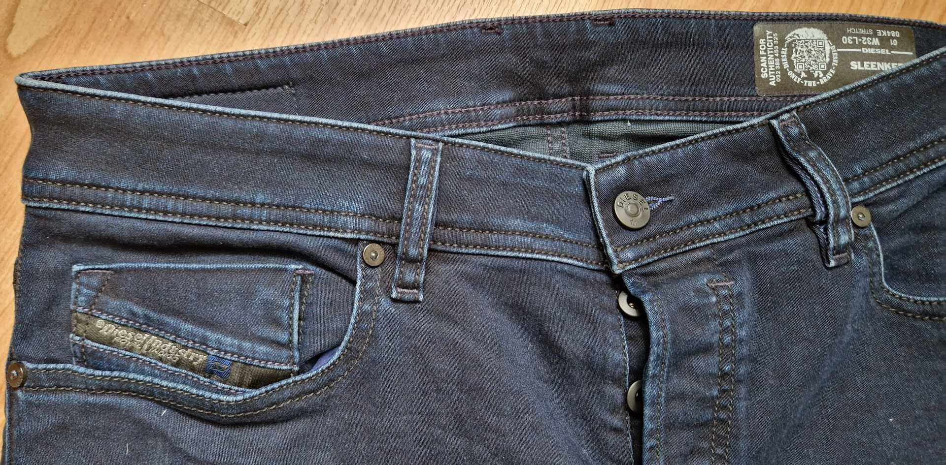 Spodnie męskie jeans Diesel Sleenker W32L30