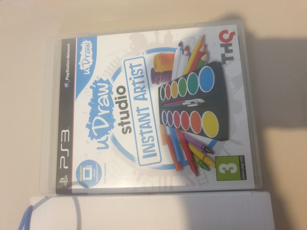 Udraw u draw game tablet studio instant artist ps3 playstation 3