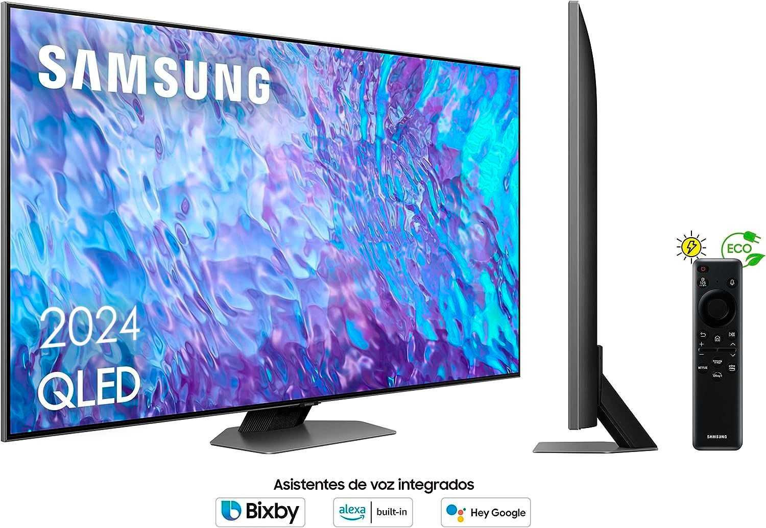 The BEST TV 2024 Samsung QE55Q80D 120Hz UltraHD 4K SmartTV Wi-Fi 5GHz.