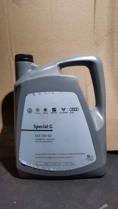 VAG 5w40 0W-30 0W-20 5 л