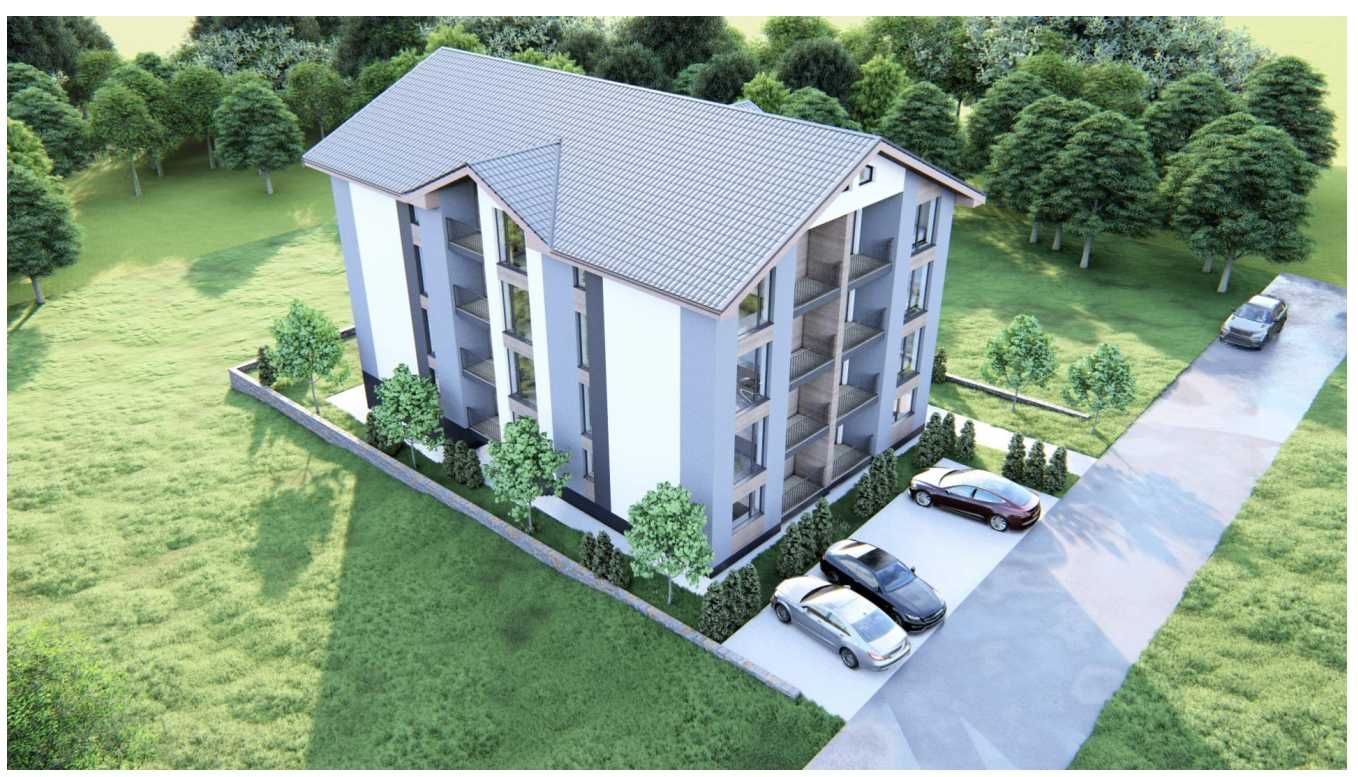Квартира в Східниці в новобудові, 1 поверх. Будинок №3. Розстрочка