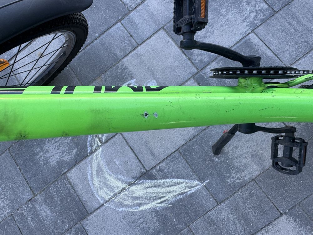Lekki rower Amulet fun zielony neon 24”