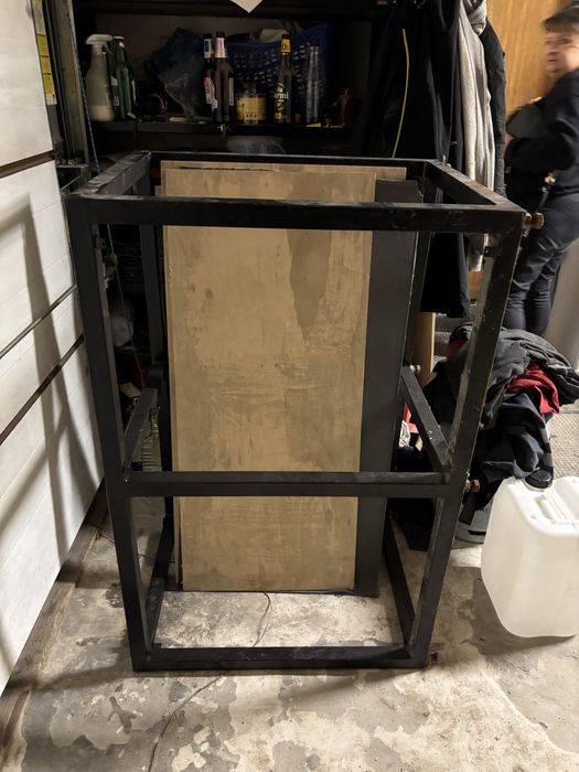 Akwarium morskie, panel, stelaż, 120x60x50