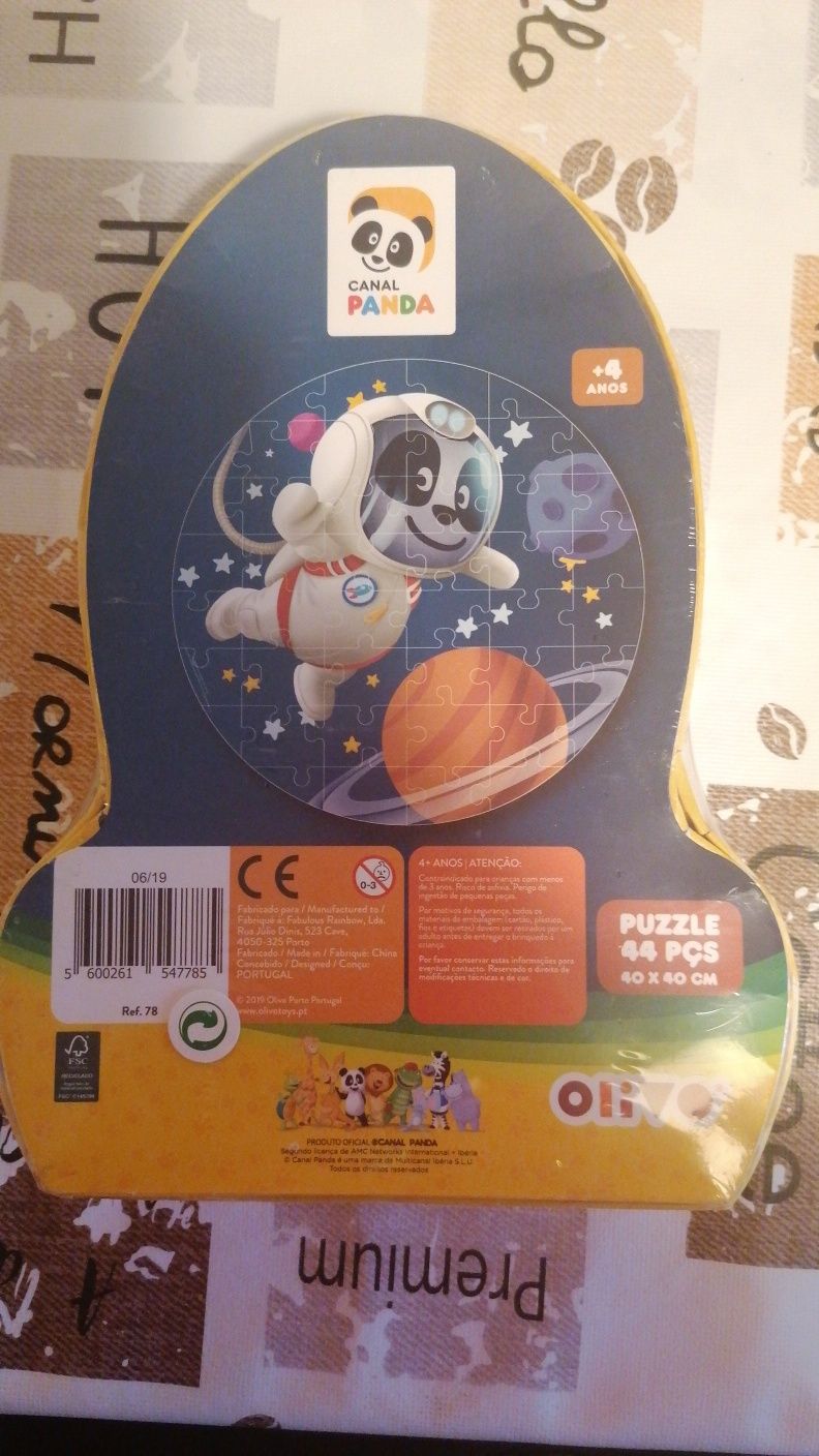 Puzzles do panda novo