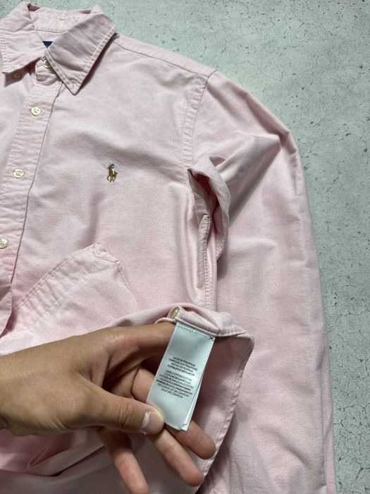 Рубашка Polo Ralph Lauren Размер M Оригинал Идеал Розовая