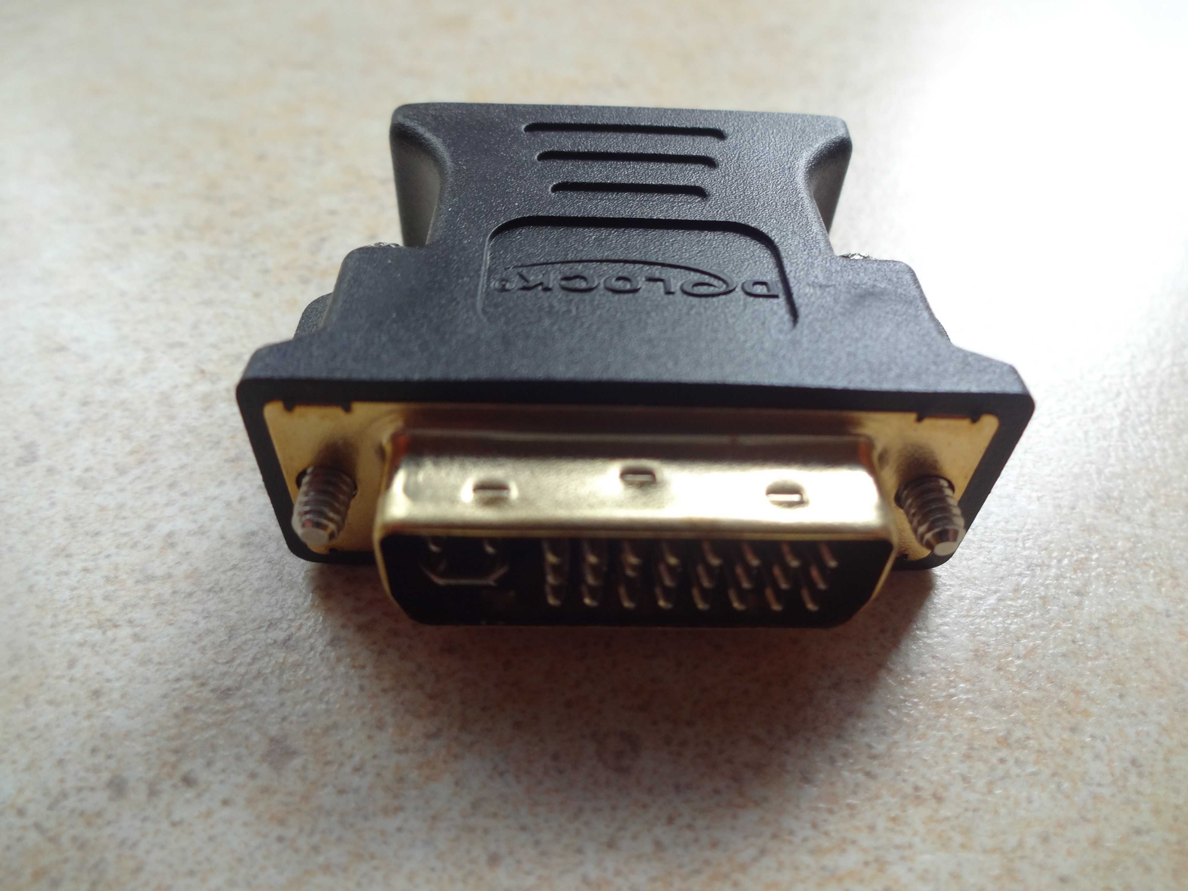 Adapter, przejściówka VGA 15 pin - DVI 24+5 pin F/M