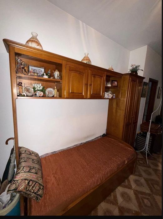 Quarto completo cama, armario e comoda vertical