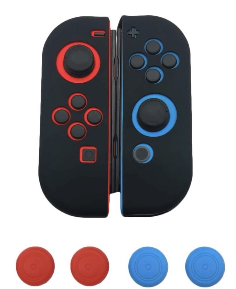 Capas silicone e carregadores joy con switch novas