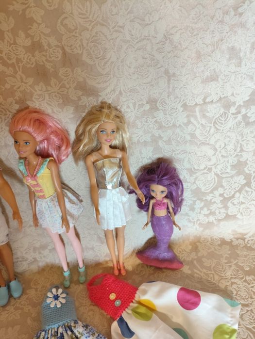 Zestaw barbie, Ken, ubranka