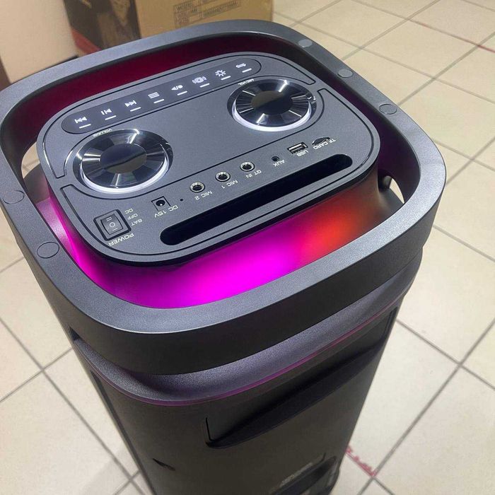 Портативная активная Блютуз колонка Temeisheng 200вт - 2 - Микрофона