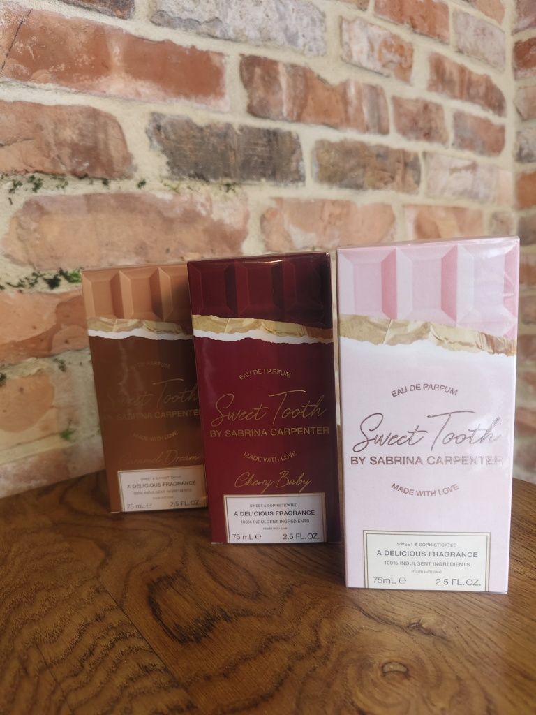 Perfumy Sabrina Carpenter Sweet Tooth brązowe, różowe, czerwone