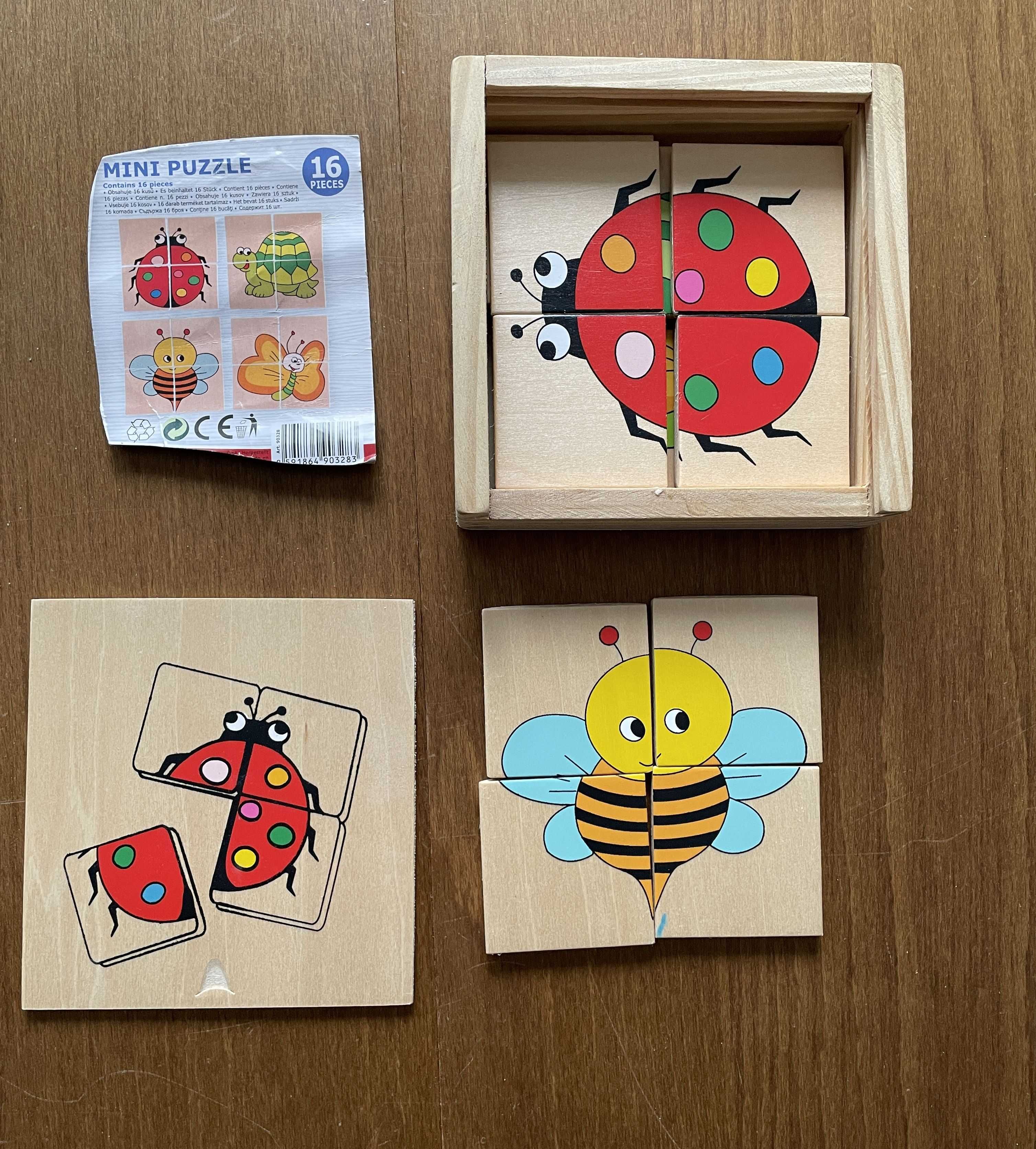 układanka drewniana puzzle dla dziecka