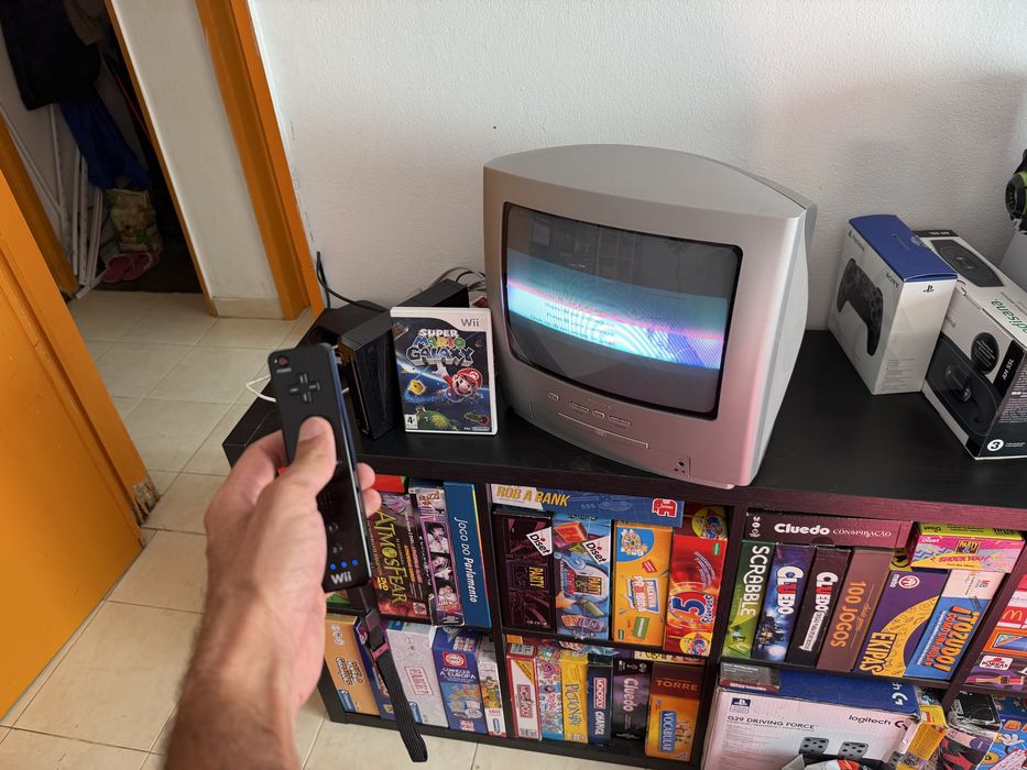 Wii preta com comando