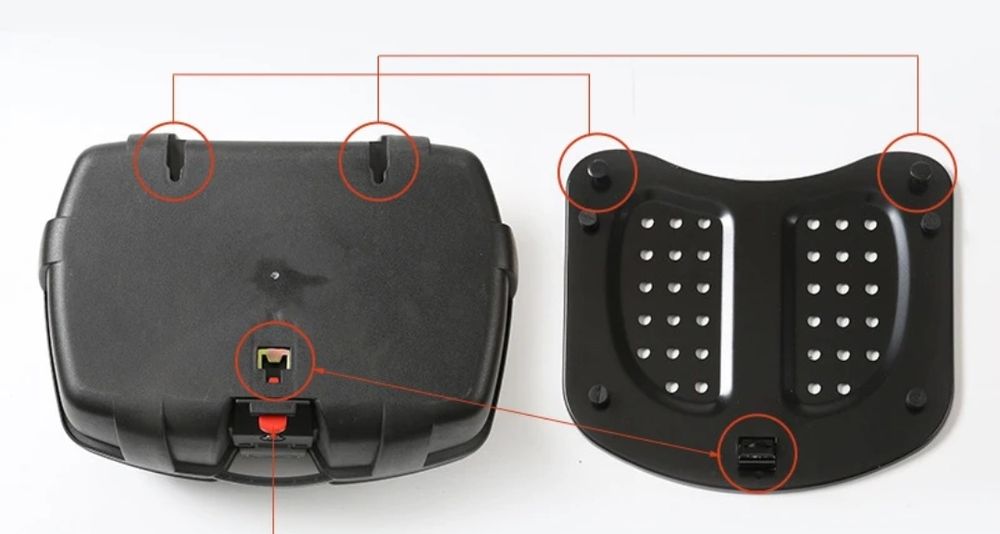 Кофр центральный на мотоцикл сумка рюкзак боковые сумки Komine