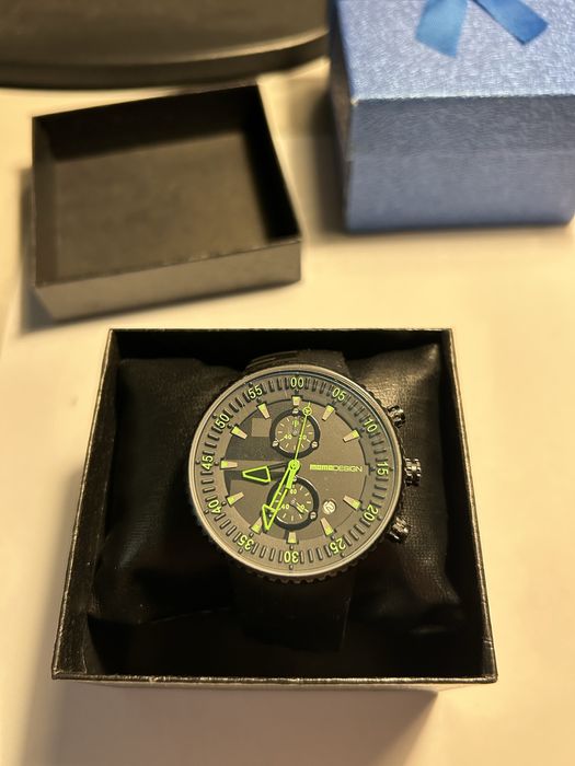 Relógio Momo Design Jet Chronograph Black & Green - Bom estado
