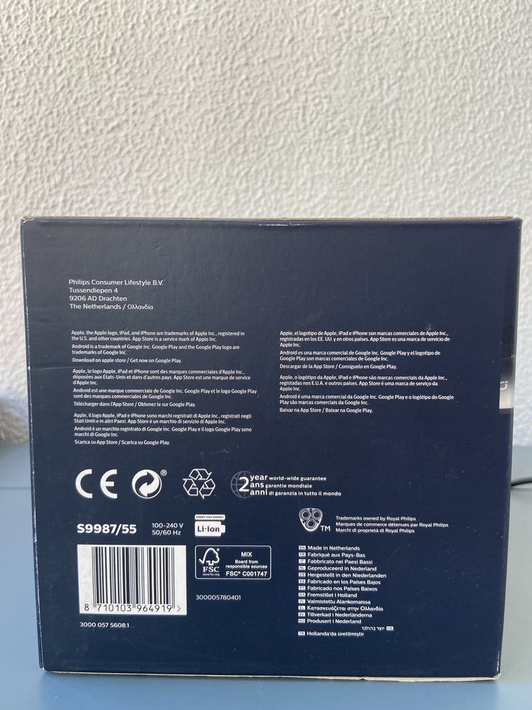 Máquina de Barbear Philips 9000 series