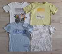 Koszulki bluzki chłopięce 3 szt Reserved 134 j.nowe