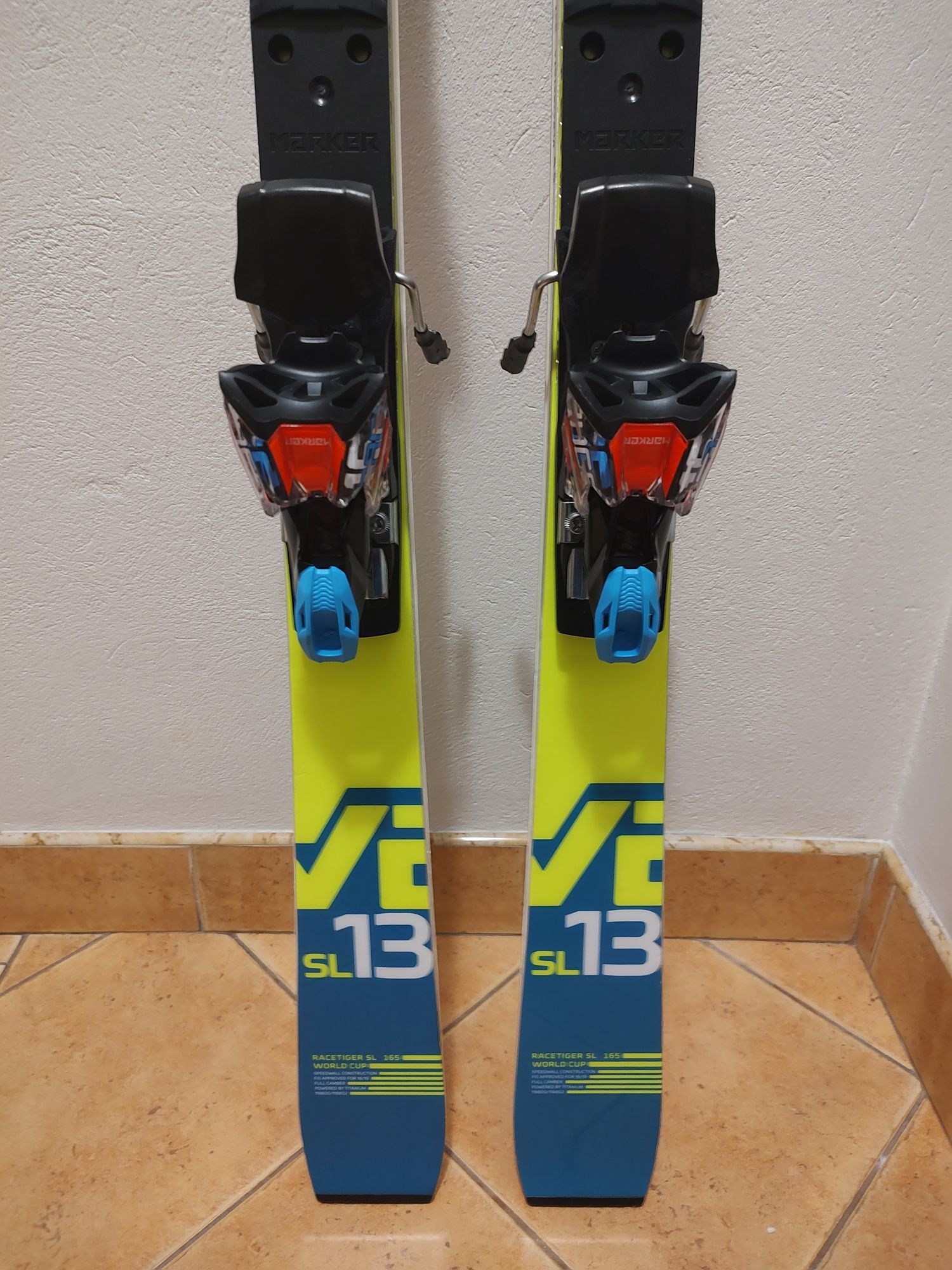 Narty volkl racetiger 165 cm sl fis approved