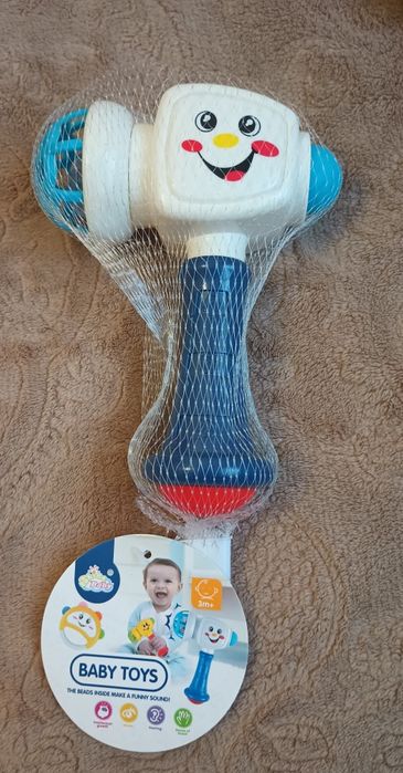 Лот, пакет, набором нові іграшки для малюка бубон, машинки, молоточок