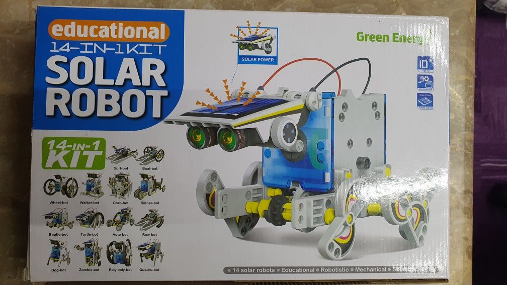 Конструктор CIC Solar robot Робот на солнечных батареях 14 в 1

Джерел