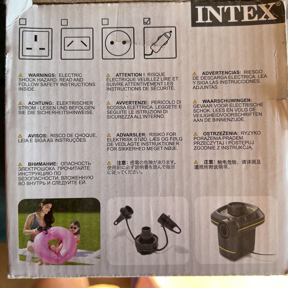 Насос intex quick fill 66634