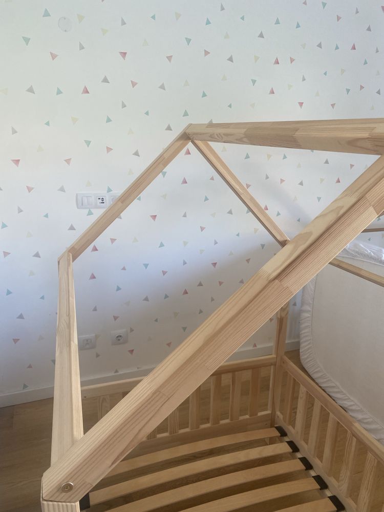 Cama Casinha 190x90cm Mon Lit Cabane, como nova, comprada em 2024