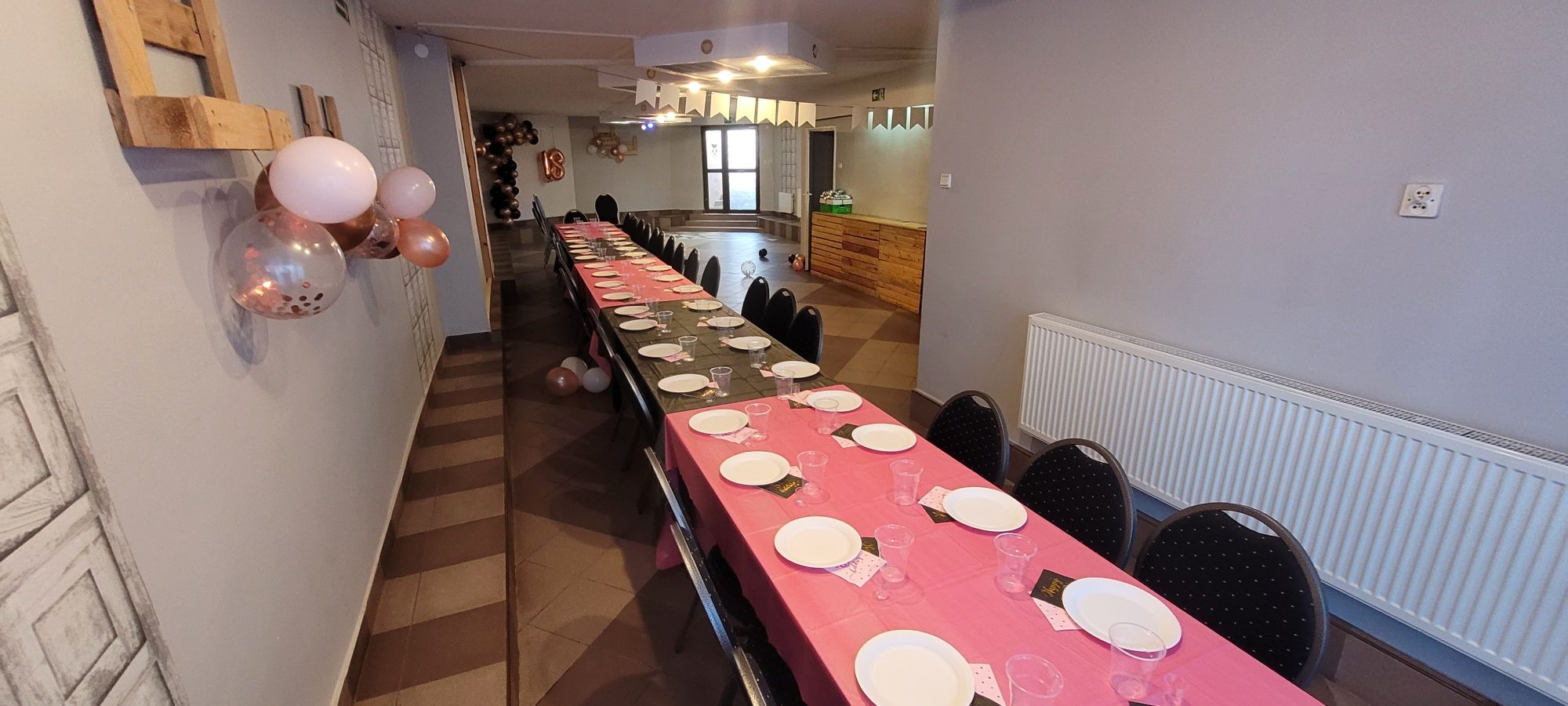Sala imprezowa, lokal na imprezę do wynajęcia, sala bankietowa,